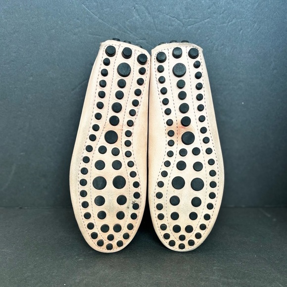 Mercanti Fiorentini Brazil Women’s Blush Pink Leather Flats Loafers Shoes 8.5 - Picture 3 of 6